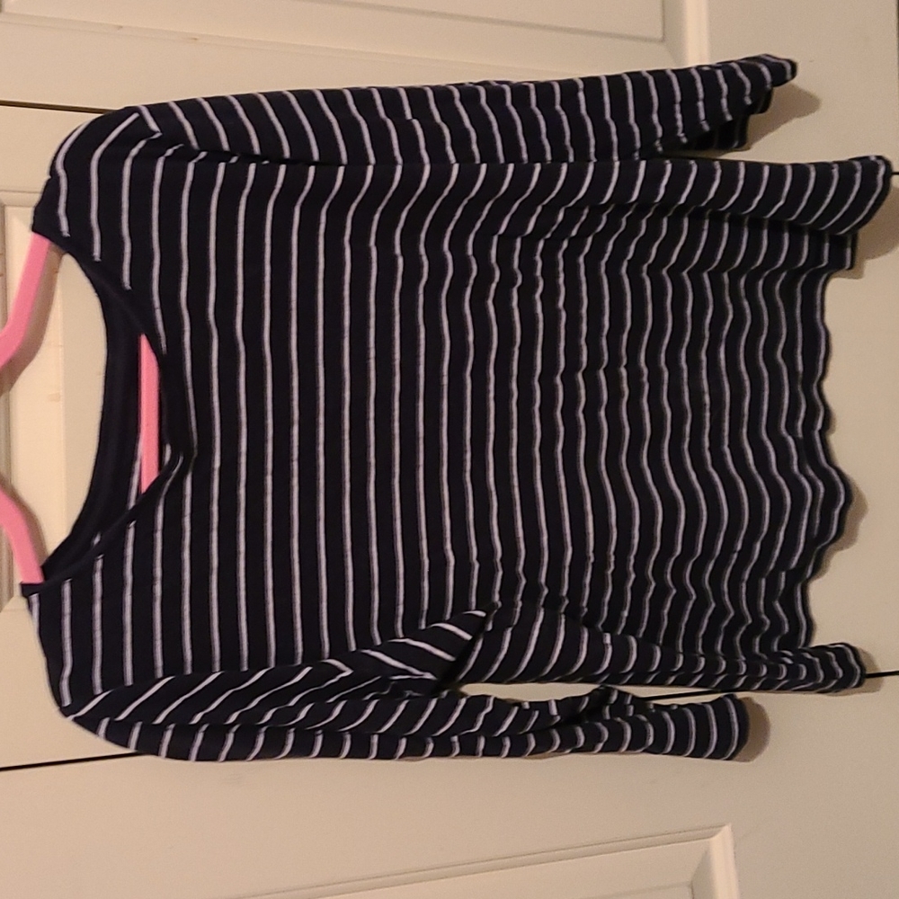 CJ Banks long sleeve essential striped tee